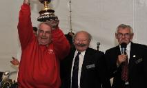 Peter Ebdon Receiving the Nuffield Gold Cup