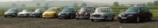 Lined up at the start